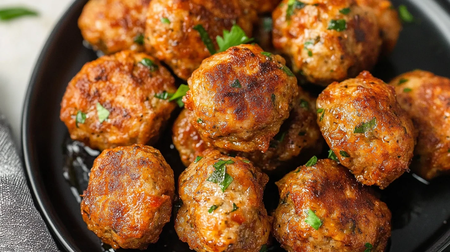 air fryer turkey meatballs​