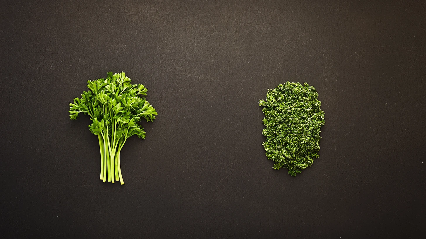 how to dry parsley in the oven