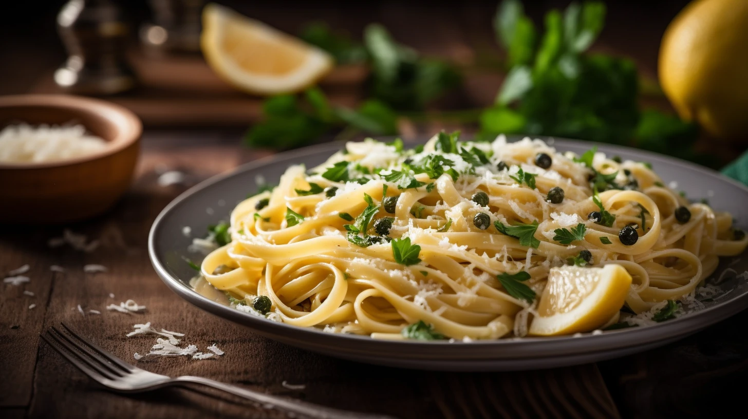 lemon caper pasta