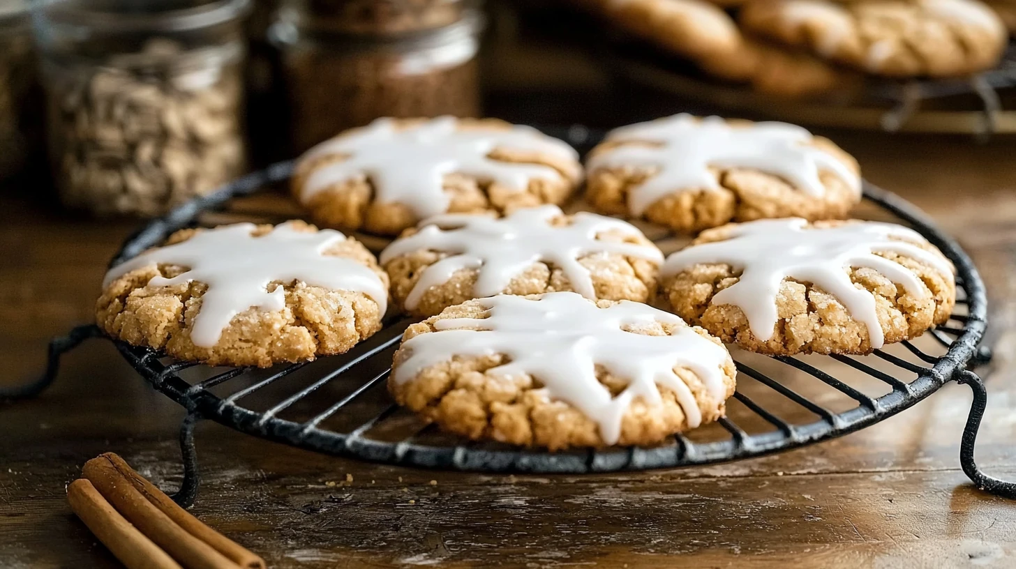 iced oatmeal cookies