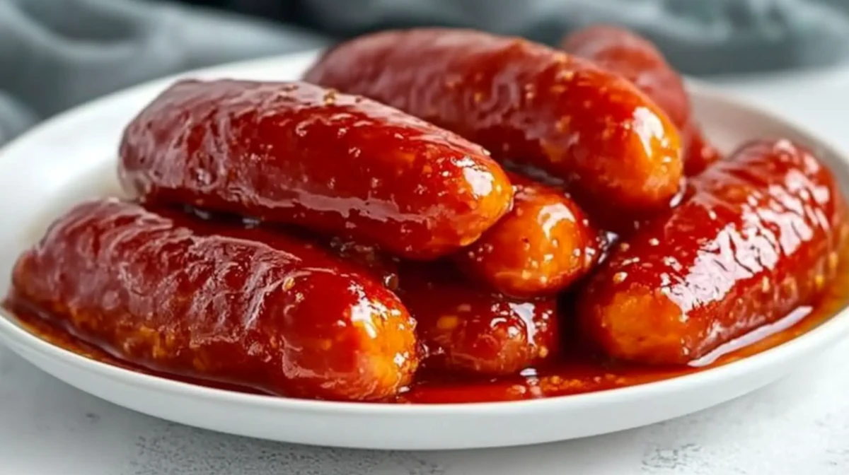 Chamoy pickles coated in chamoy sauce, sweet, sour, and spicy pickles made with dill pickles, chamoy sauce, and Tajín.